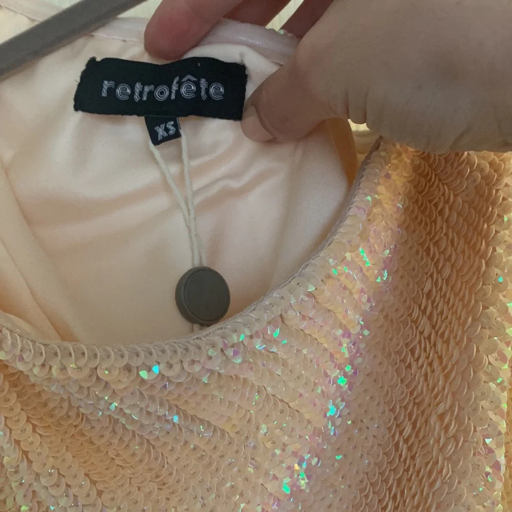 RETROFETE Ella sequin mini dress - Picture 2 of 10